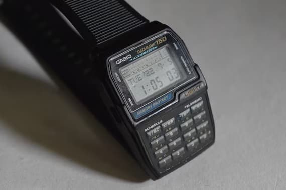 Reloj de calculadora.