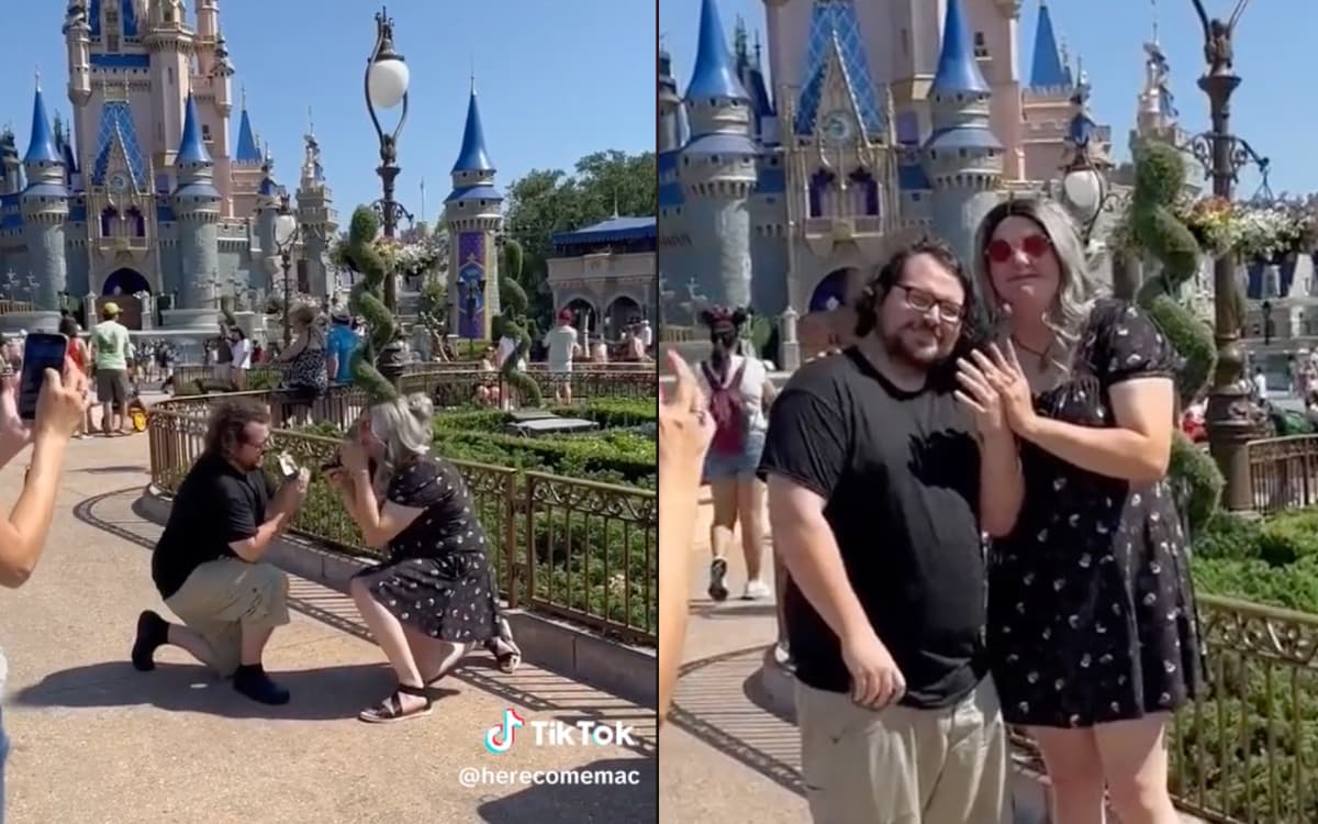 La pareja se comprometio en Disneyland