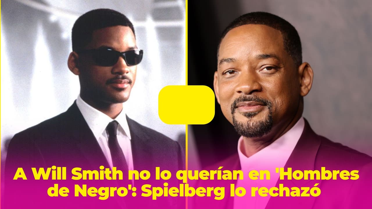 A Will Smith no lo querían en 'Hombres de Negro': Steven Spielberg lo rechazó por una de sus cualidades
