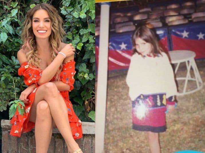 Andrea Escalona no solo causa revuelo por sus participaciones en ‘Las Estrellas bailan en Hoy’ también por su tierna foto de niña.