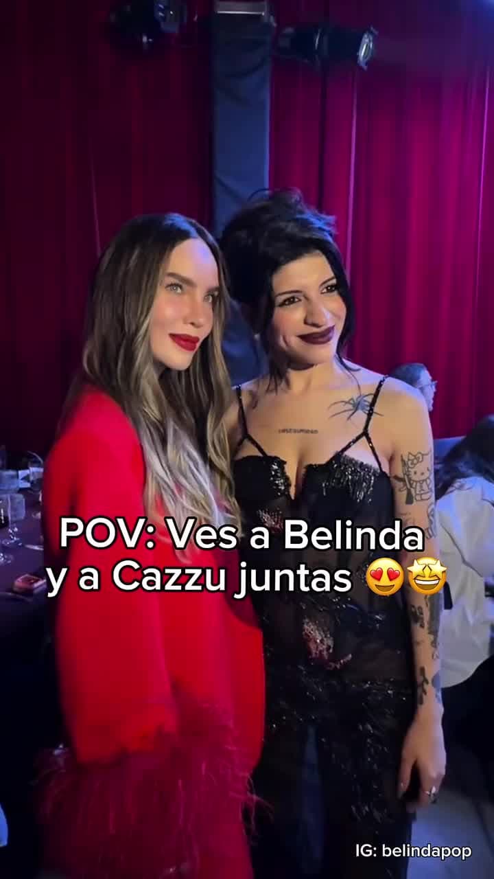 Así fue el esperado encuentro entre #Belinda y #Cazzu