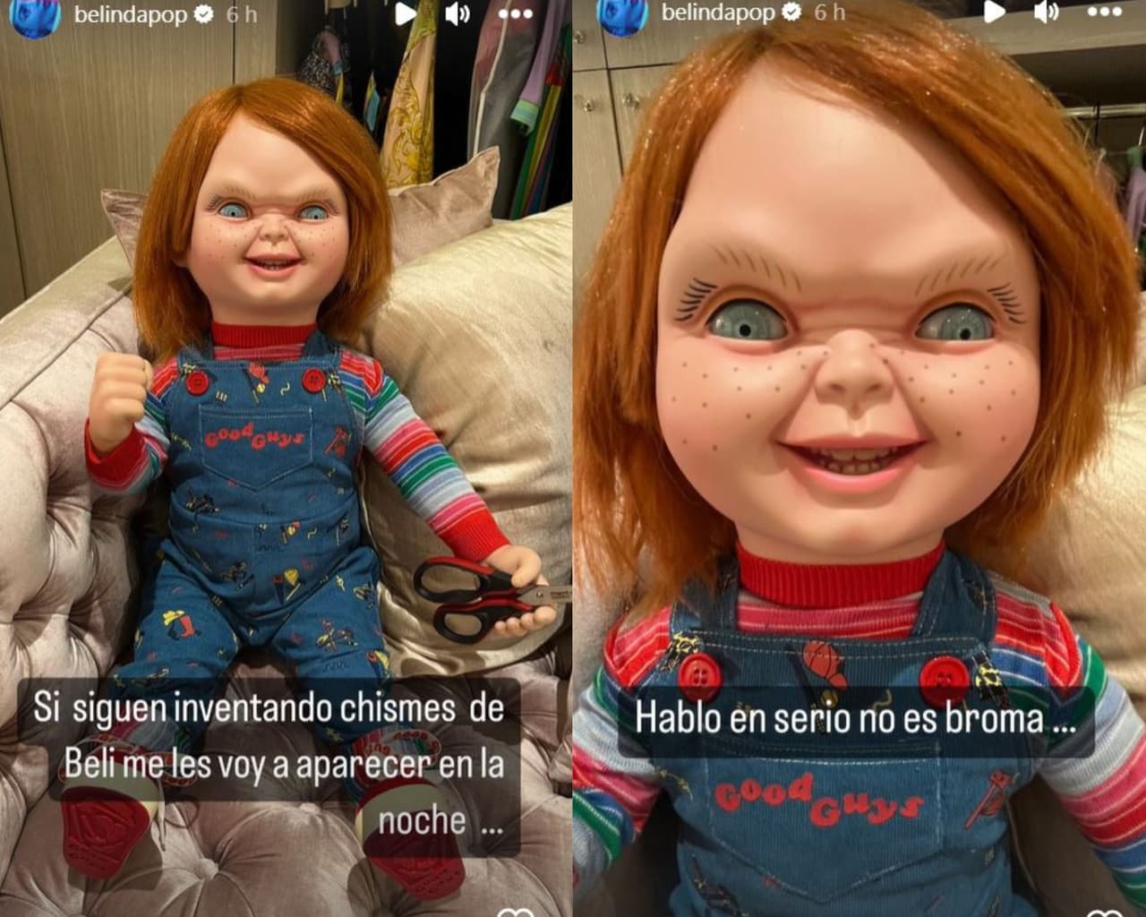 Belinda calla rumores de nueva relación sentimental.