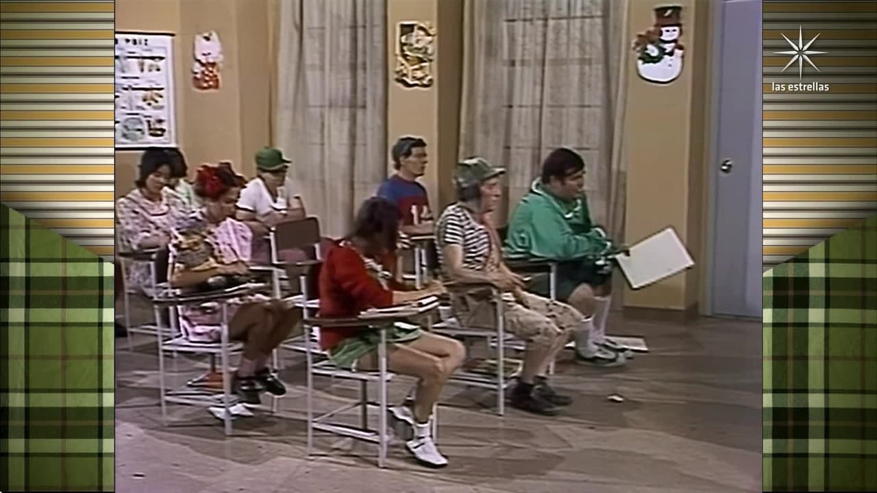 El Profesor Jirafales es cuestionado por todos sus alumnos
