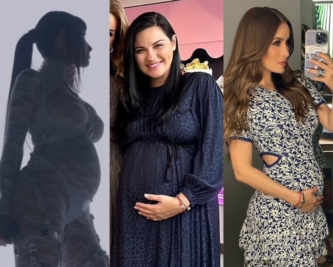 Cazzu, Maite Perroni, Cynthia Rodríguez y más famosas que impactaron con sus embarazos