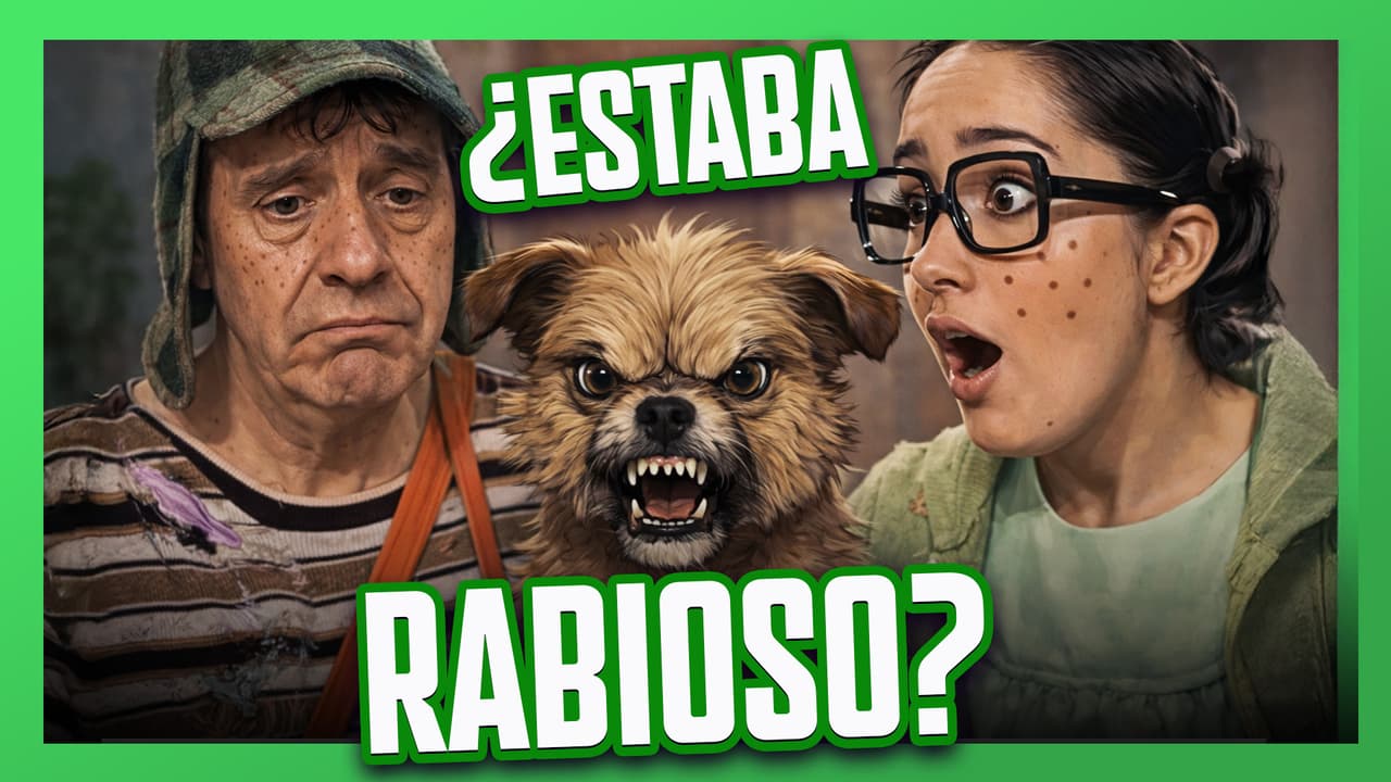 El Chavo es mordido por un perro