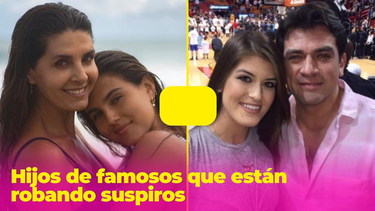 Jóvenes hijos de famosos que están robando suspiros: de Mayrín Villanueva a William Levy
