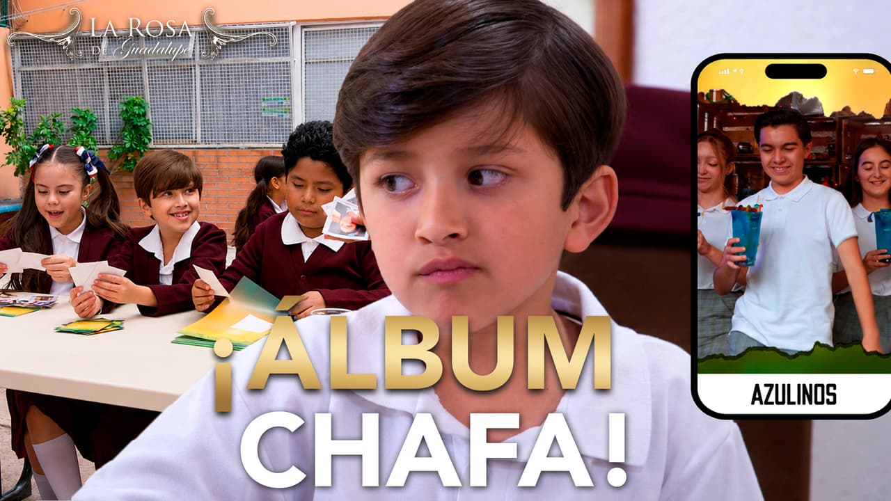 Danielito vende el álbum de La Rosa de Guadalupe en la escuela para ganar dinerito