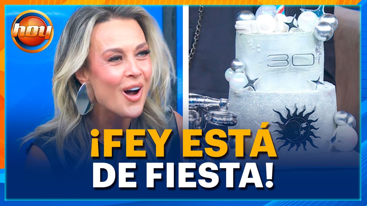 ¡Con pastel y mucha nostalgia! Fey CELEBRA por todo lo alto sus 30 AÑOS de carrera
