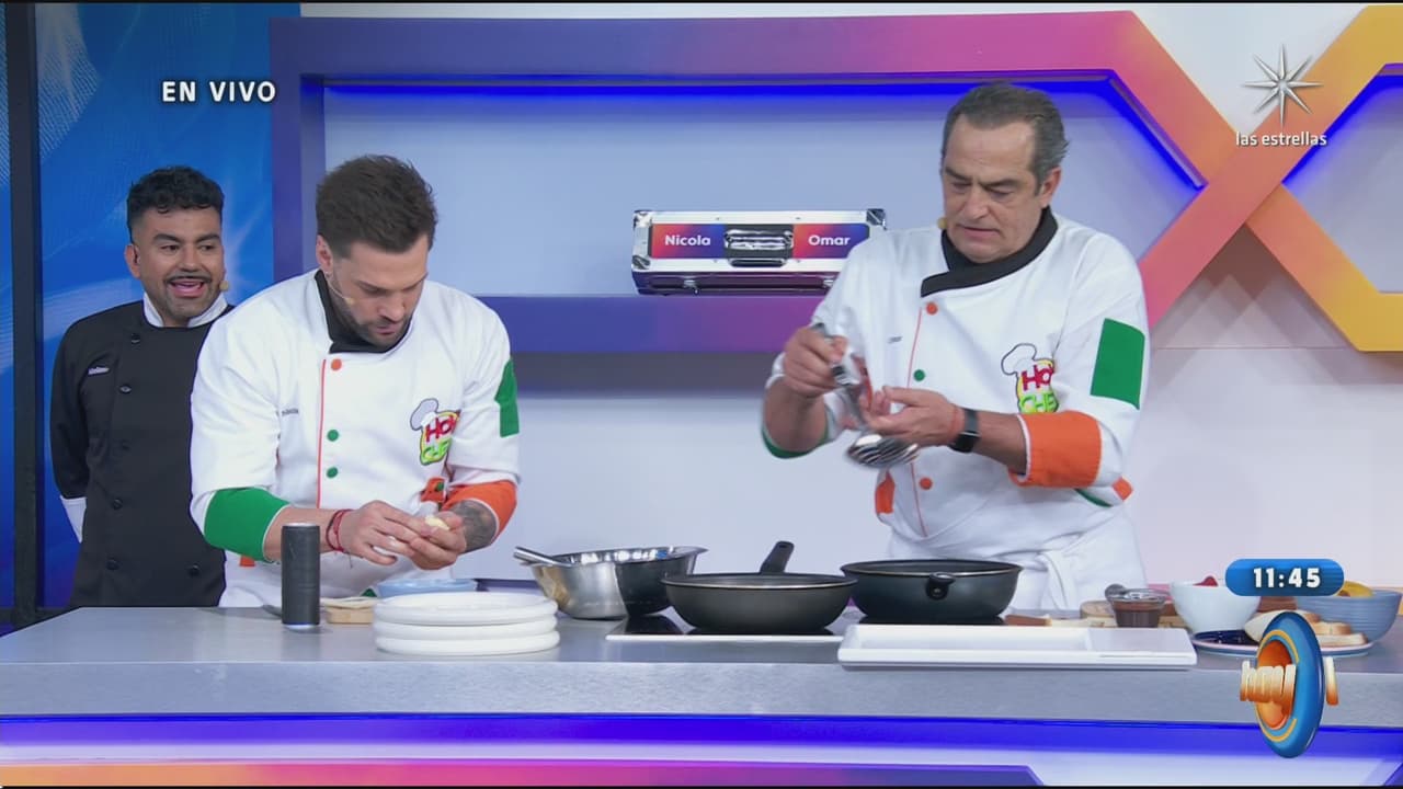 Nicola Porcella responde en vivo a llamada de atención del chef Mariano: Andrea Legarreta reacciona