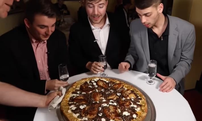 La pizza de oro existe ¡y tiene un valor de 70 mil dólares!