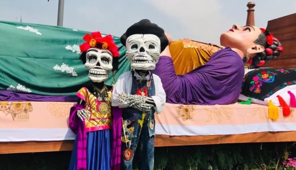 La Frida Monumental mide 14 metro de largo y 12 de alto.