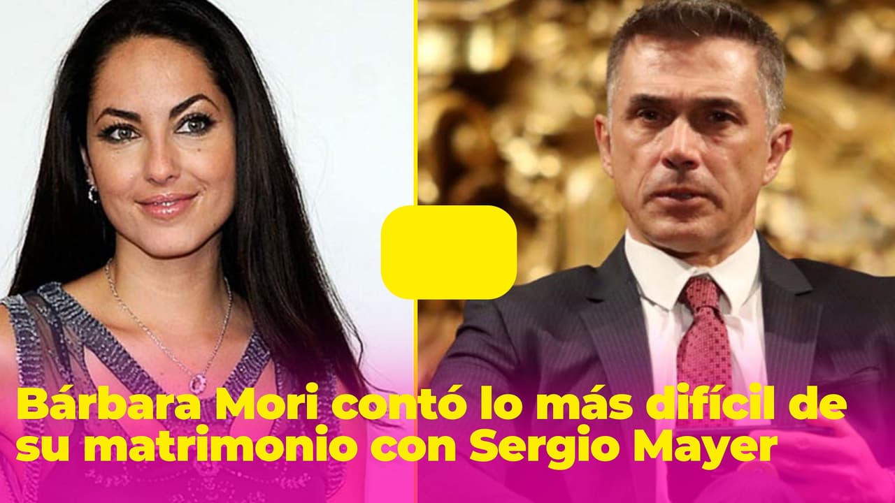 Bárbara Mori contó los duros momentos que vivió casada con Sergio Mayer: 'sentía que no servía para nada'