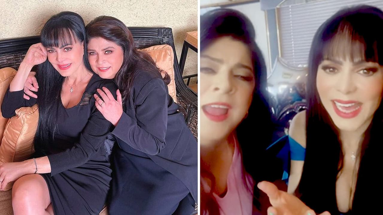 Victoria Ruffo y Maribel Guardia unen sus voces con divertido palomazo