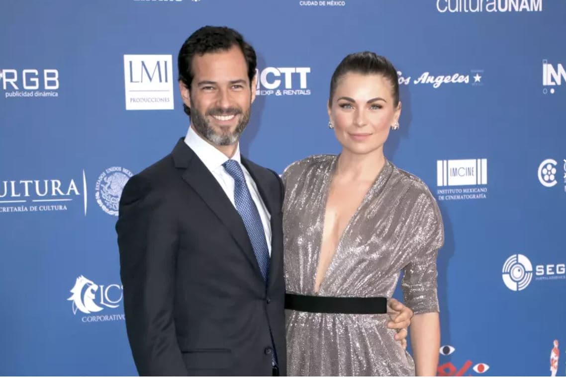 Ludwika Paleta y su esposo Emiliano Salinas.