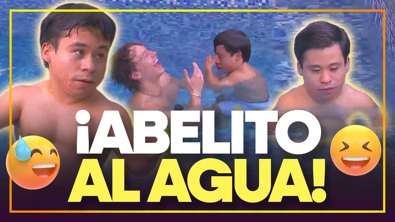 ¡Abelito aprende a nadar con Aldo!