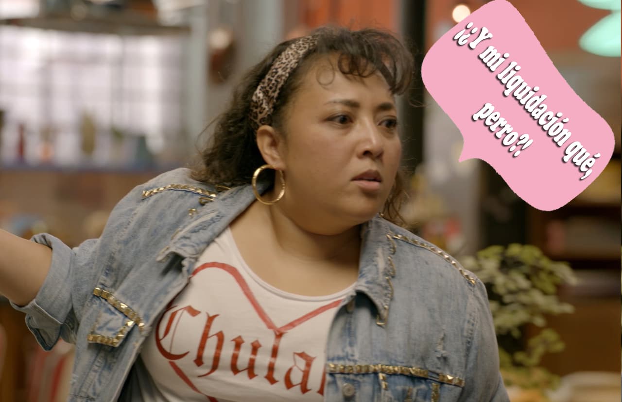 En el primer capítulo de la quinta temporada, Don Paquis despide a la Toña y ella reacciona de esta manera.