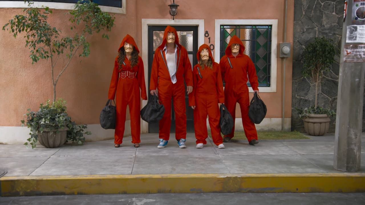 Ana sueña en que son los personajes de 'La casa de papel'.