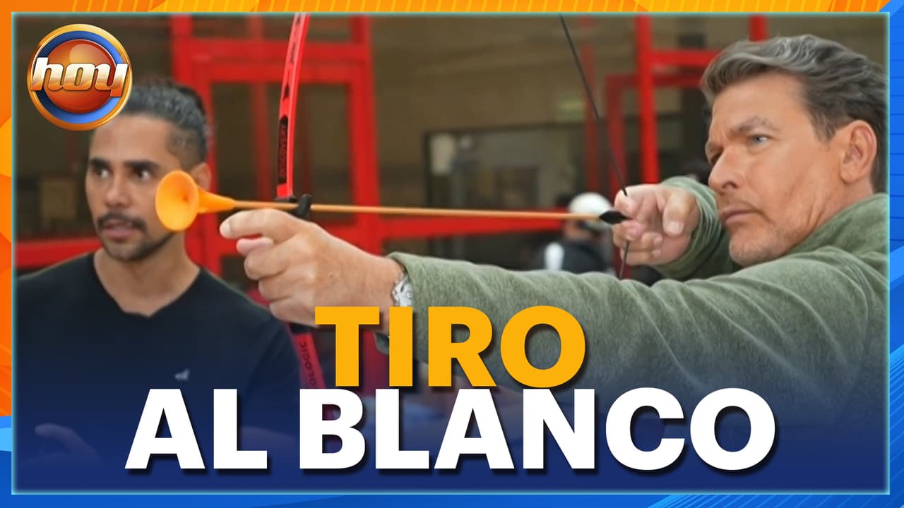 Sebastián Ligarde acepta el reto de tiro al blanco con Fer Sagreeb