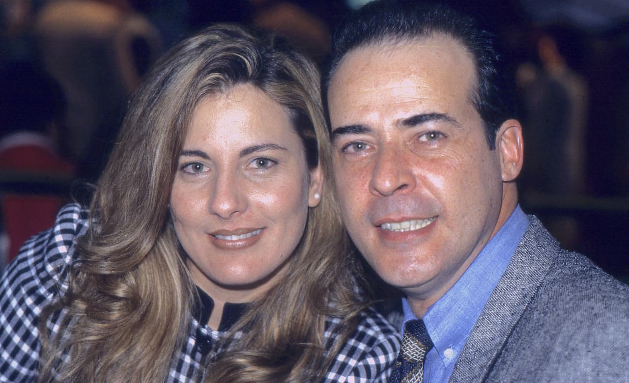 César Évora y su esposa