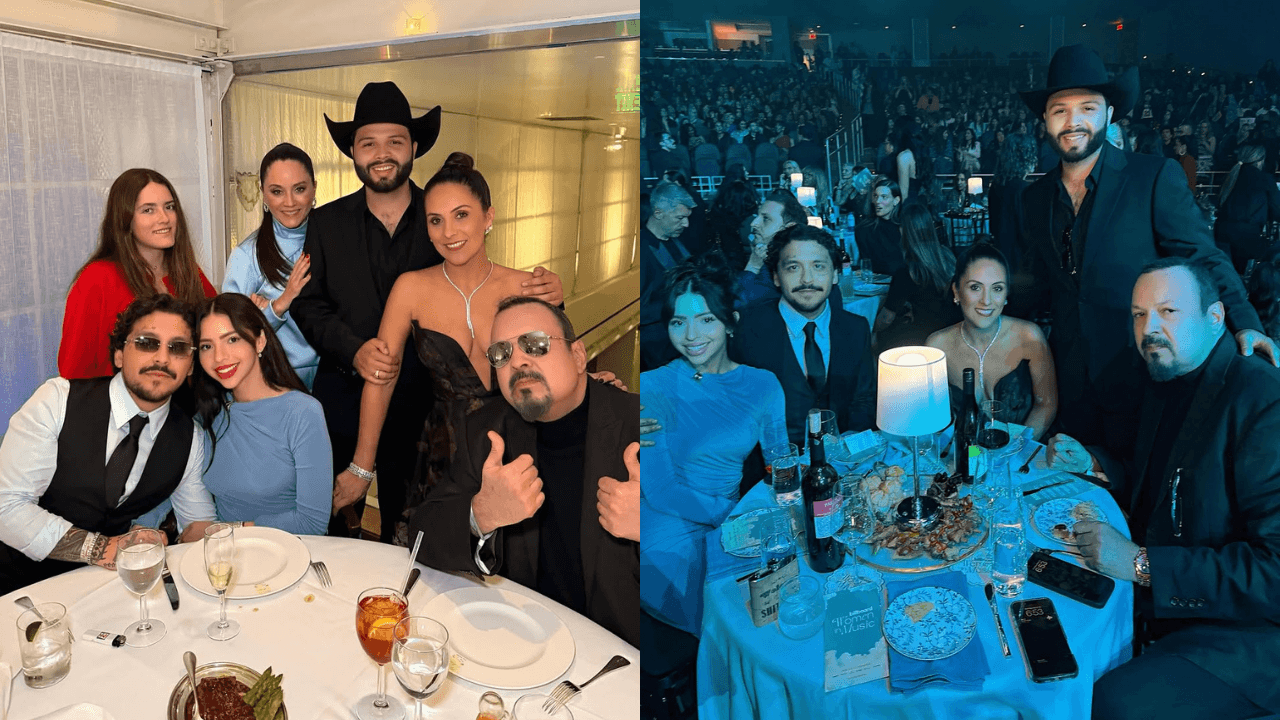 Nodal aparece junto a Ángela Aguilar y miembros de la dinastía Aguilar