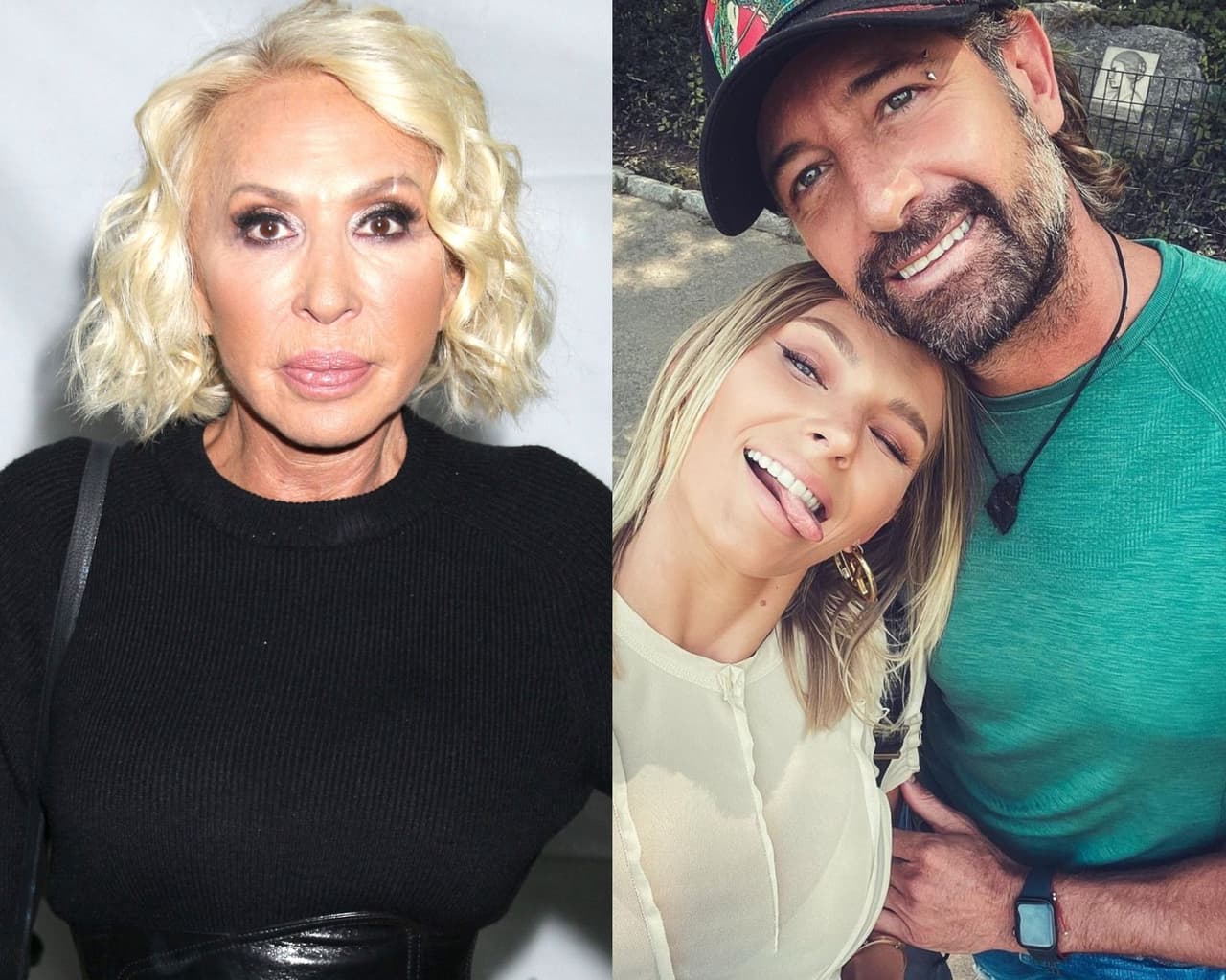 Gabriel Soto e Irina Baeva, con papel en mano, demuestran que ganaron demanda a Laura Bozzo