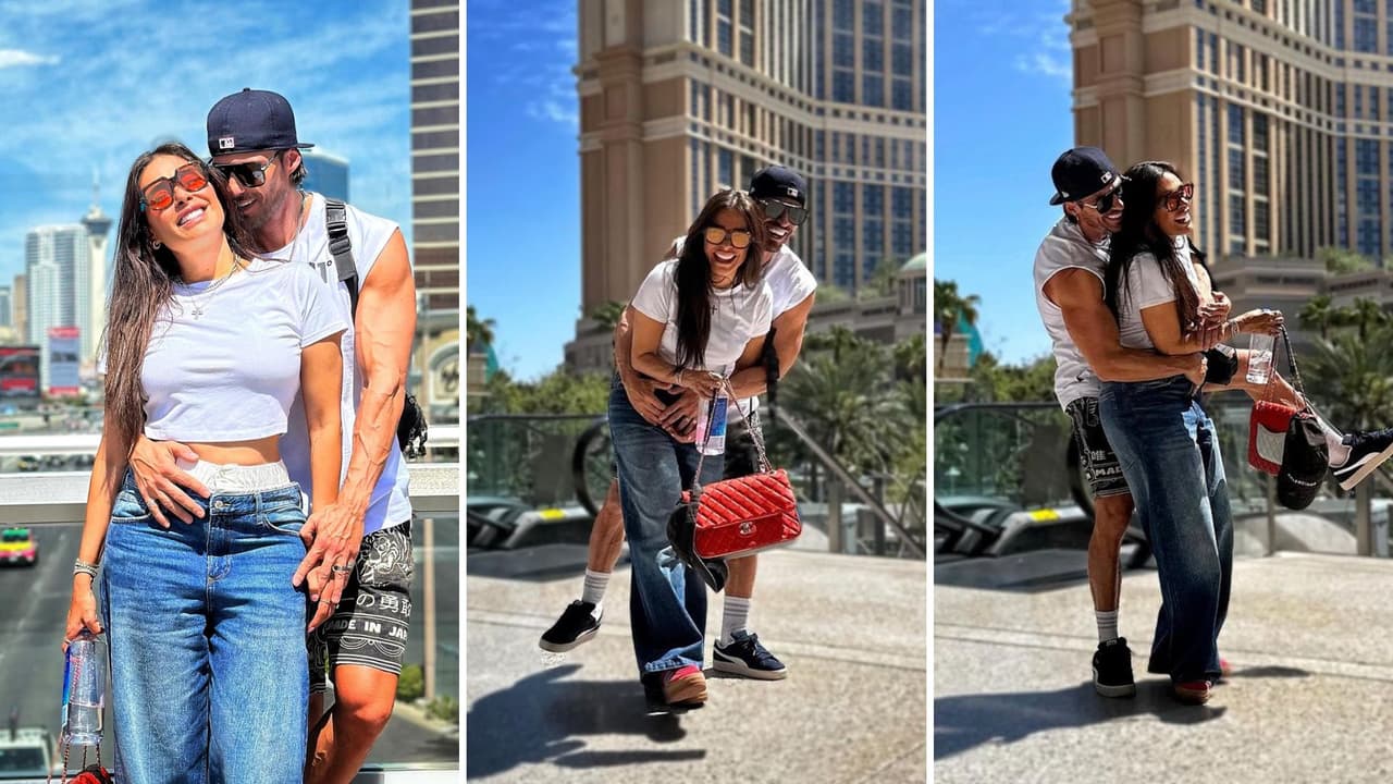 Galilea Montijo posa con su novio Issac Moreno tras rumores de separación.