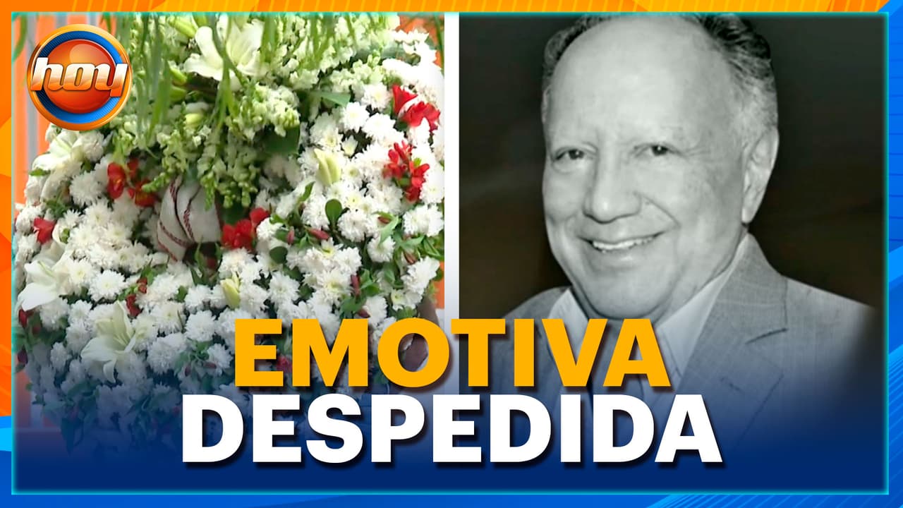 Alessandra Rosaldo da el ÚLTIMO ADIÓS a su padre rodeada de familiares y amigos