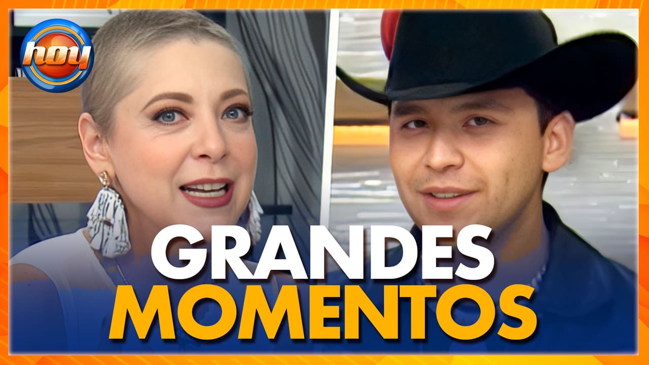 Recordamos la primera visita de Nodal y la última aparición de Edith González en HOY