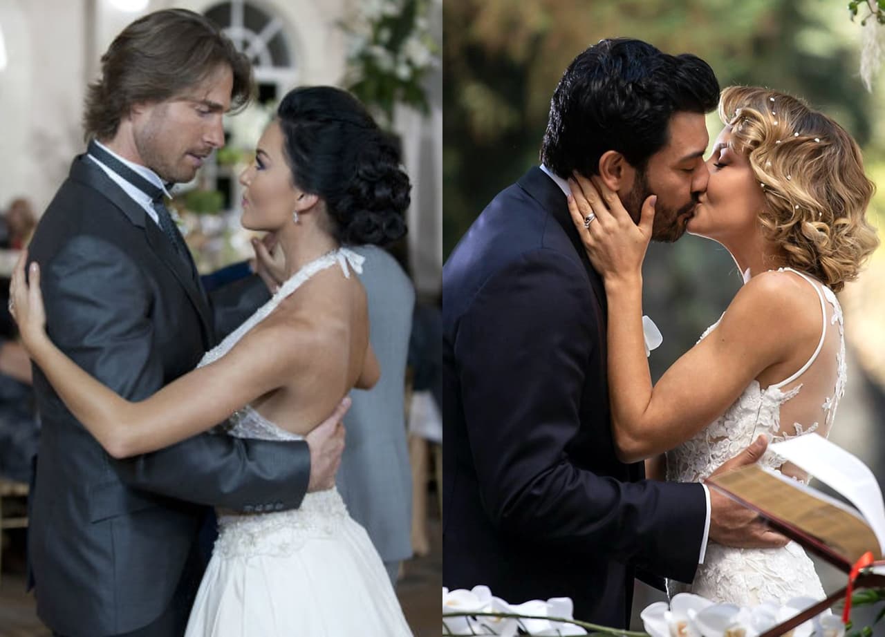 Angelique Boyer deslumbró con su belleza en el gran final de ‘Imperio de Mentiras’, donde ‘Elisa’ y ‘Leonardo’ (Andrés Palacios) culminaron su amor en el altar. A continuación, te compartimos las ocasiones en las que los personajes de la actriz se casaron, algunos por amor, otras por resignación y otras por conveniencia.