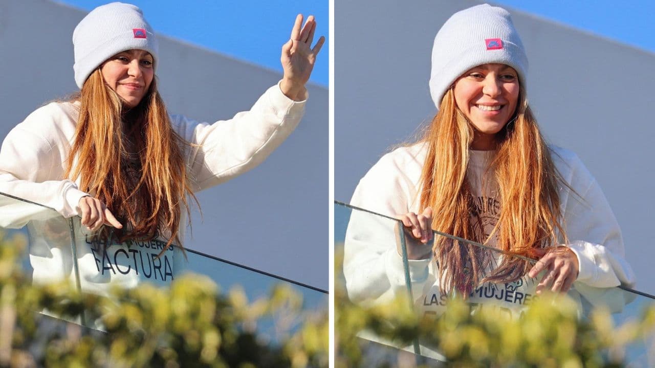 Shakira usa una sudadera blanca con la frase: 'Las mujeres facturan'