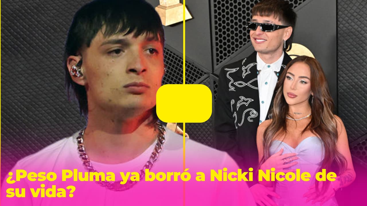 ¿Peso Pluma ya borró a Nicki Nicole de su vida? El cantante tomó esta drástica decisión