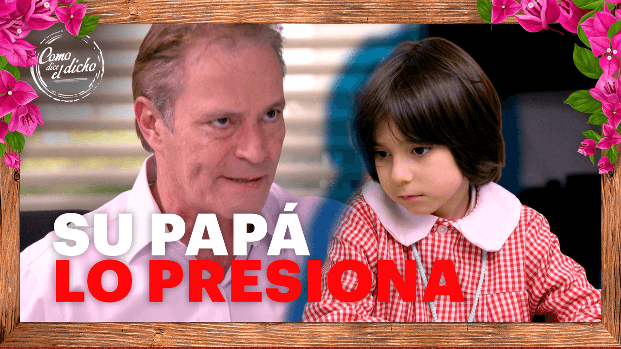 Angelito apenas tiene 5 años y su papá le exige que haga más que palitos y bolitas en el Kínder