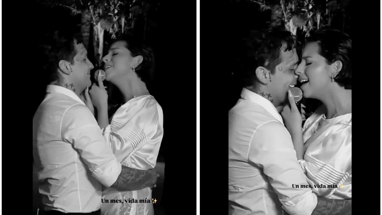 Ángela Aguilar celebra su primer mes de casada con Christian Nodal