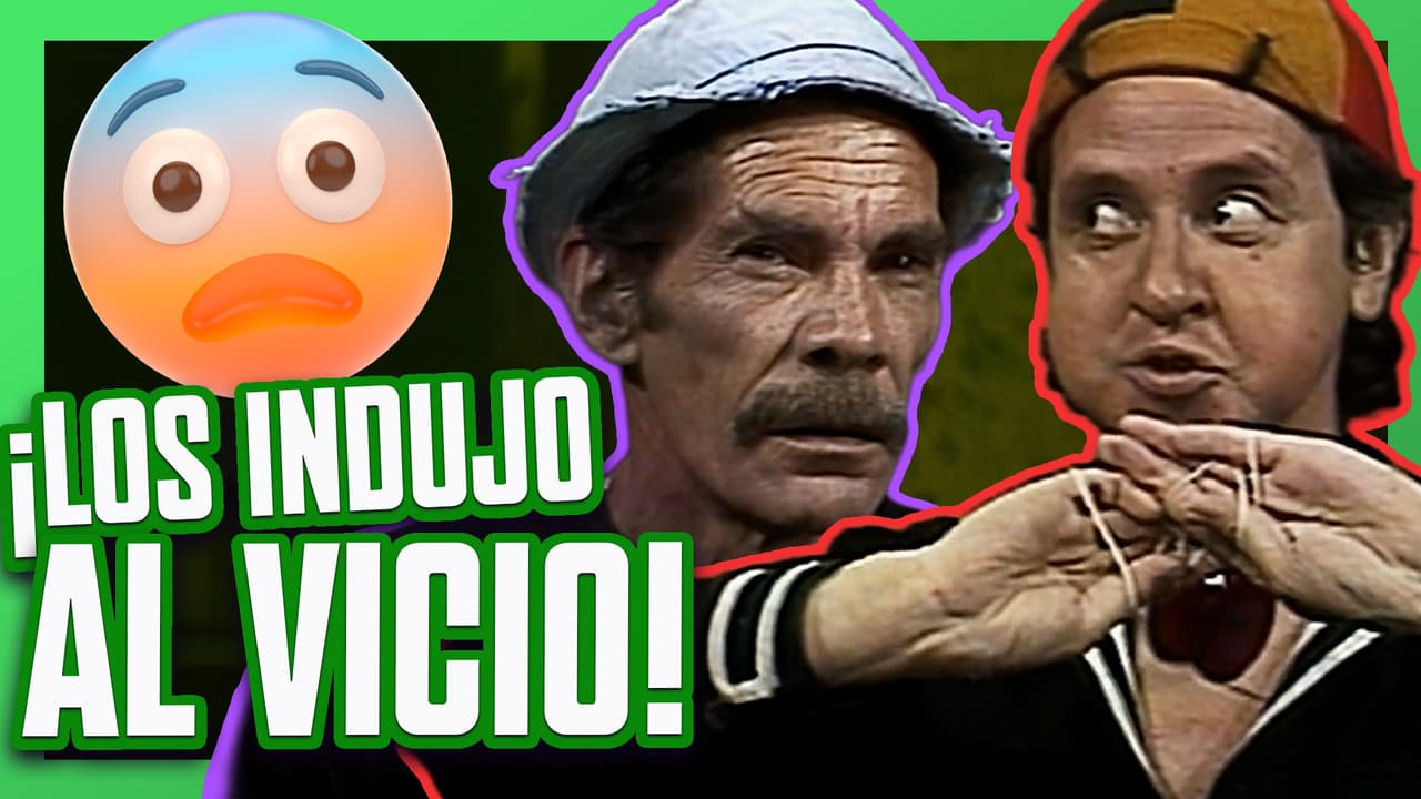 Quico y el Chavo quieren imitar los trucos de yoyo de Don Ramón