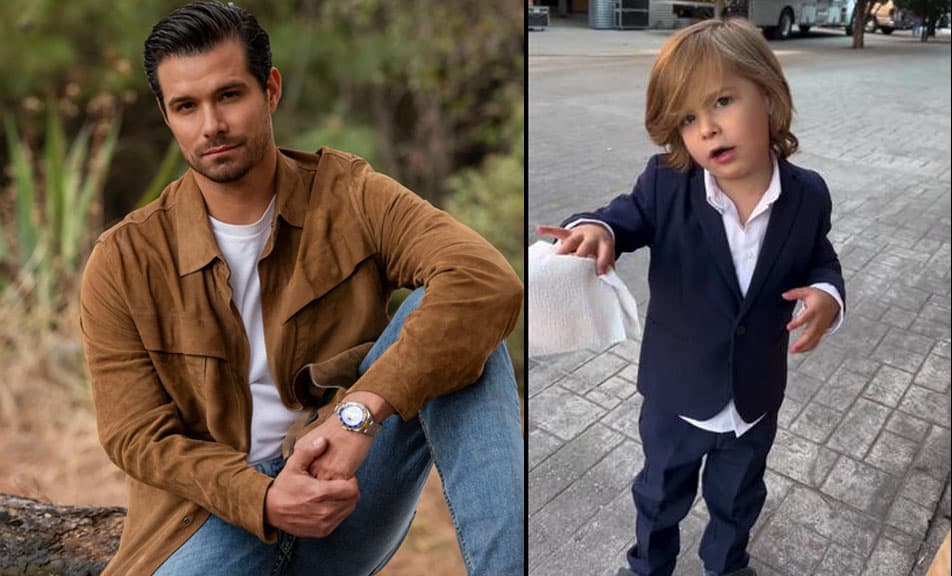 A su muy corta edad, Bosco, hijo de Brandon Peniche debuta en la actuación en 'La historia de Juana', según compartió su mamá, Kristal Cid, en redes sociales. Esta telenovela es protagonizada por su papá.