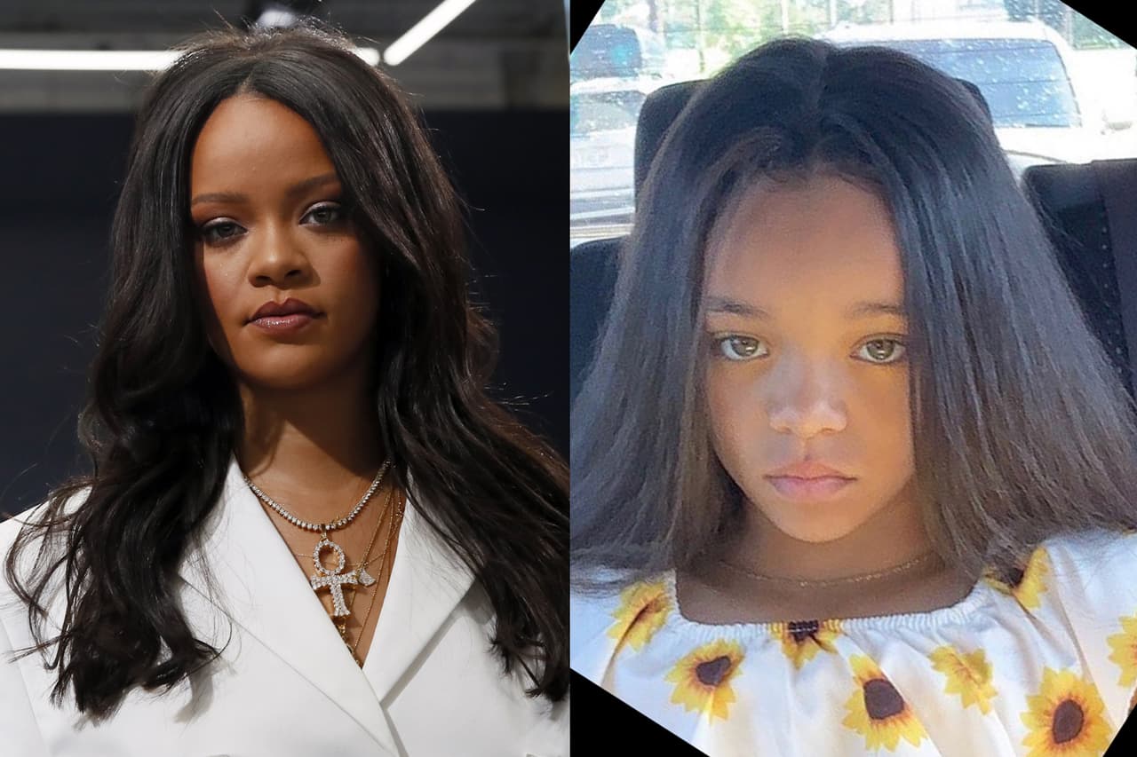 Parecen gemelas, pero ni siquiera se conocen: Rihanna reacciona a foto de una niña que es idéntica a ella