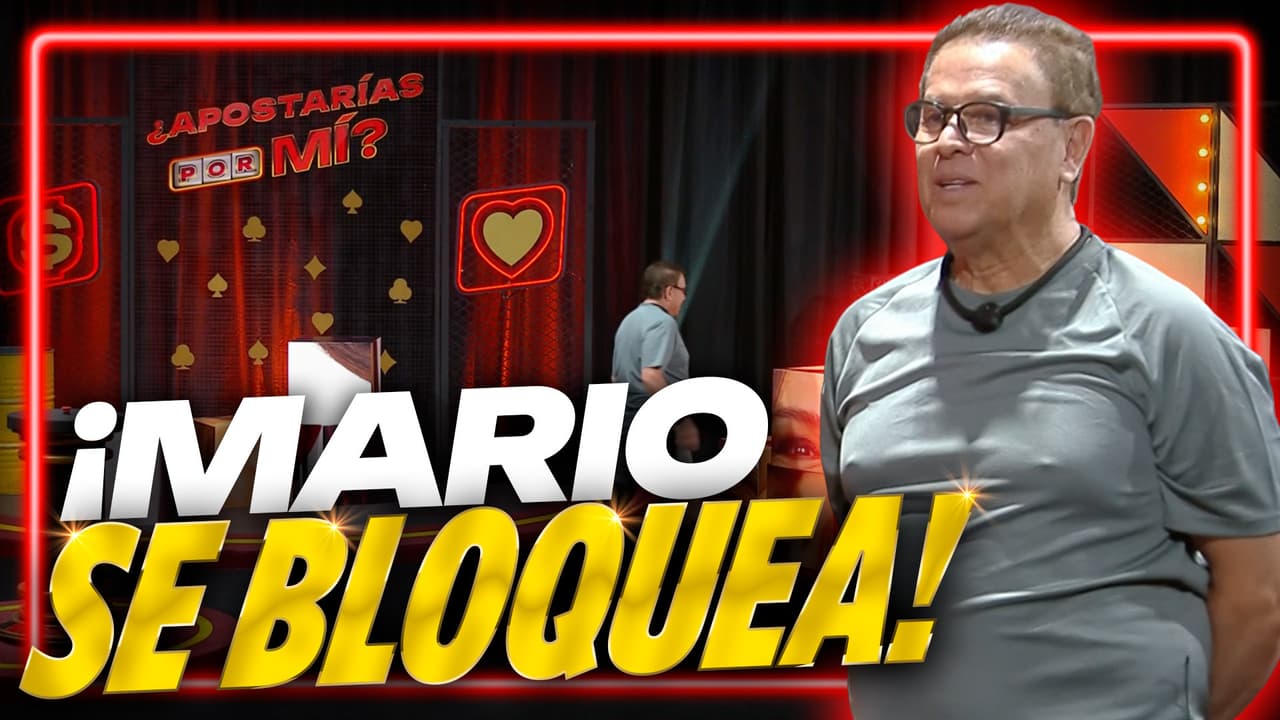 ¡Los nervios se apoderan de Mario Bezares y se pone el pie en el desafío de nominación!