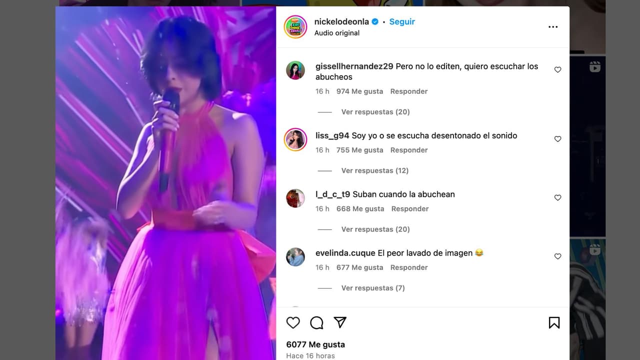 Ángela Aguilar en los Kid’s Choice Awards
