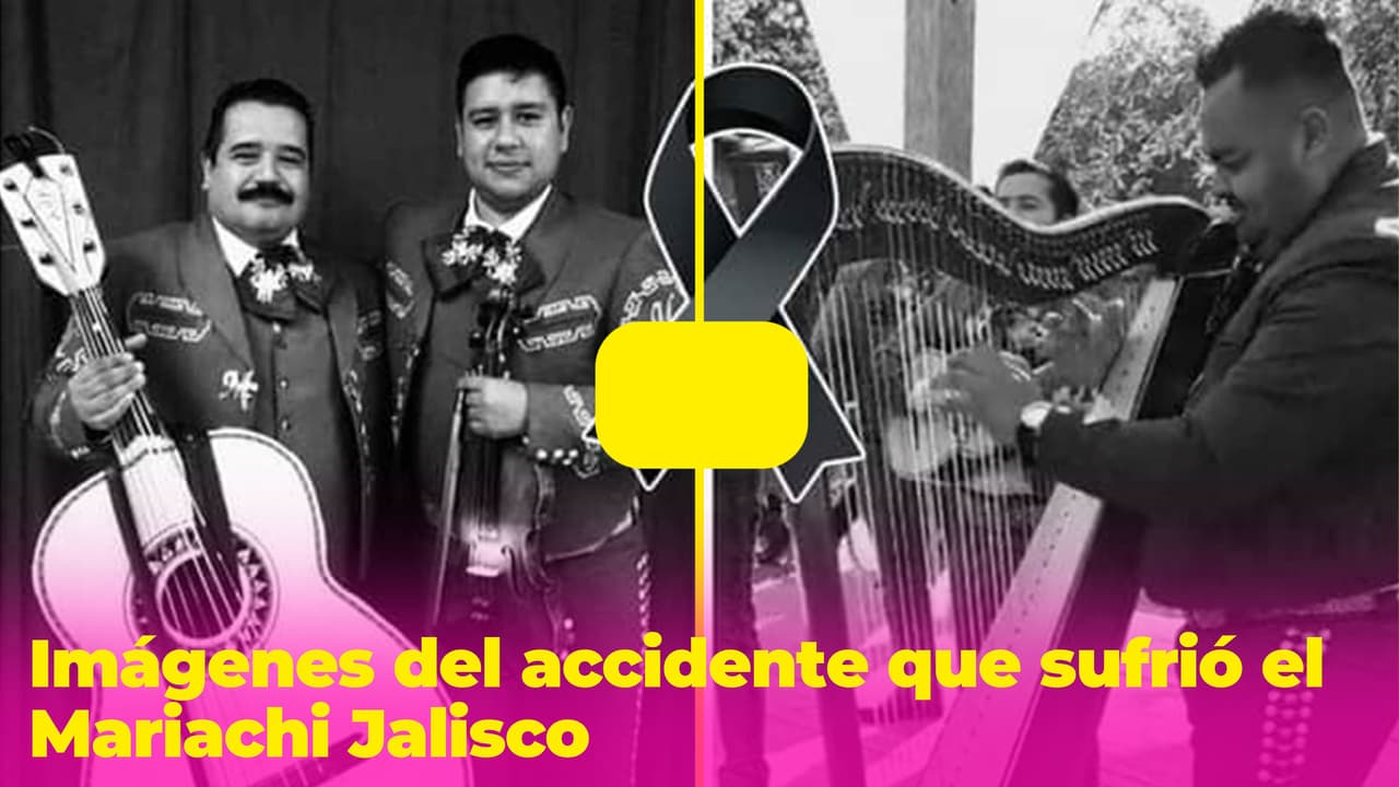 Imágenes del fuerte accidente en el que fallecieron integrantes del Mariachi Jalisco de Ensenada