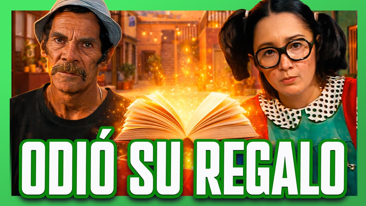 La Chilindrina trata de deshacerse del regalo de Don Ramón