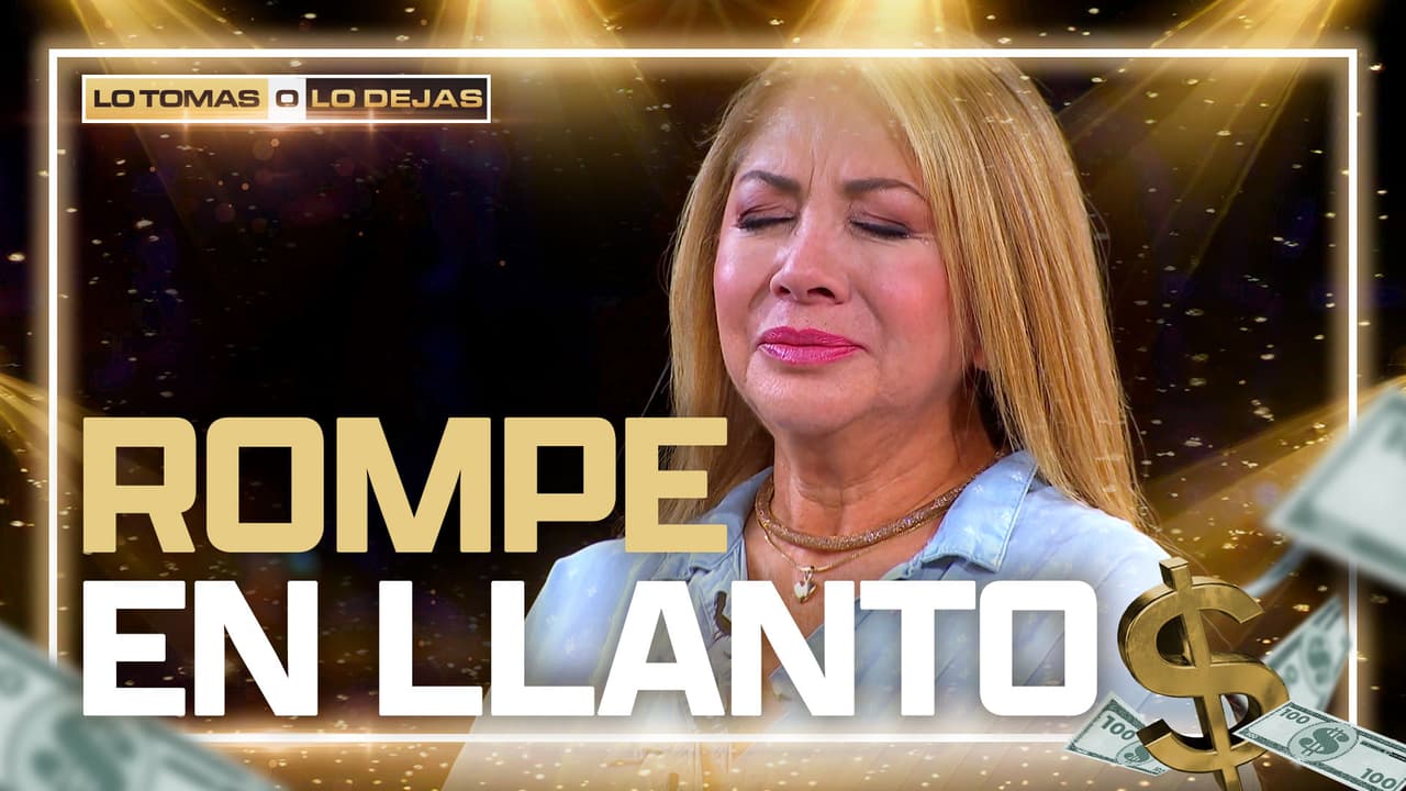 Gabriela no pudo contener las lágrimas en medio de Lo tomas o lo dejas
