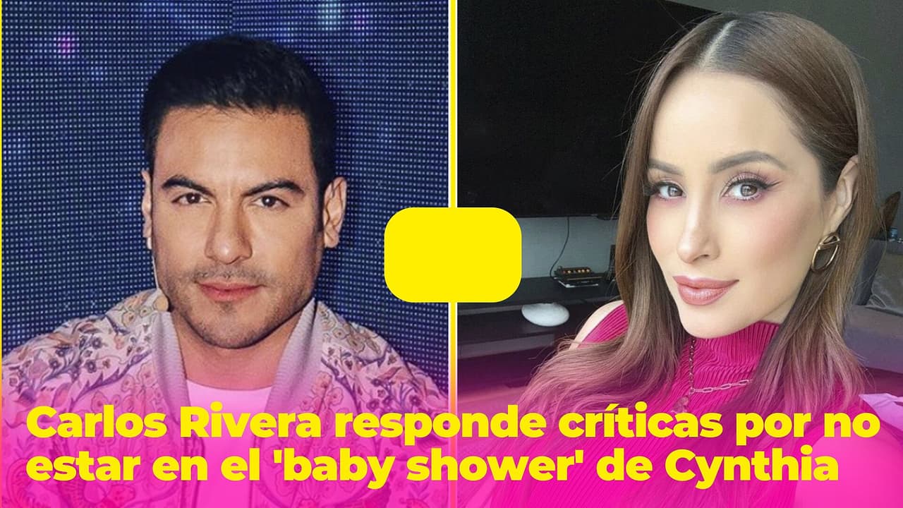 Carlos Rivera no estuvo en el baby shower de Cynthia y le llovieron críticas: así se defendió