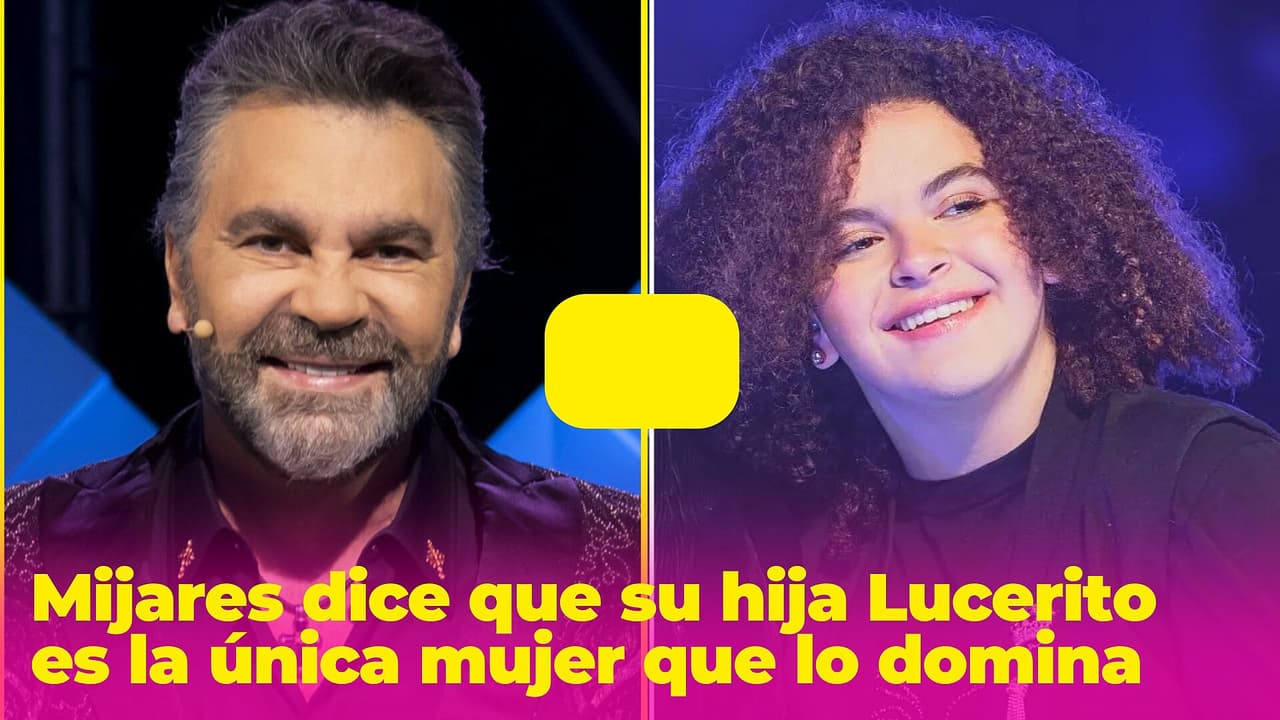 "Yo obedezco": Mijares confiesa que su hija Lucerito es la única mujer que lo "domina"