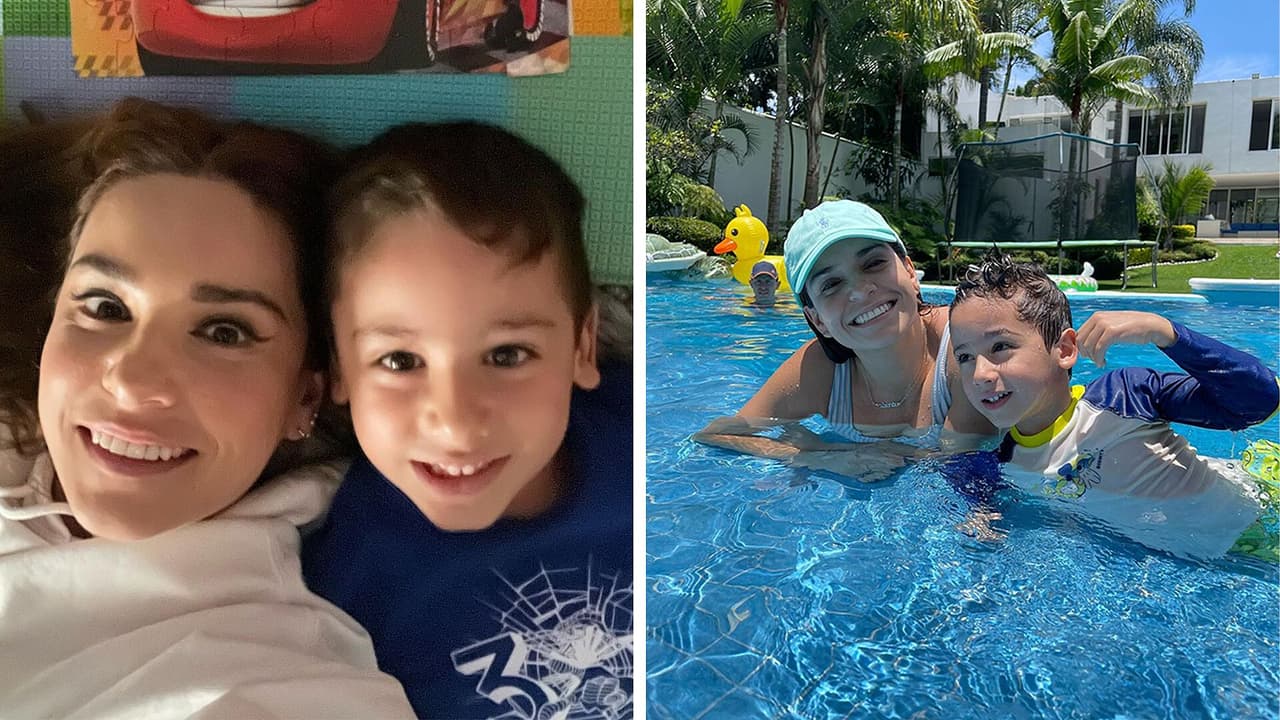 Tania Rincón comparte con orgullo que su hijo es todo un atleta