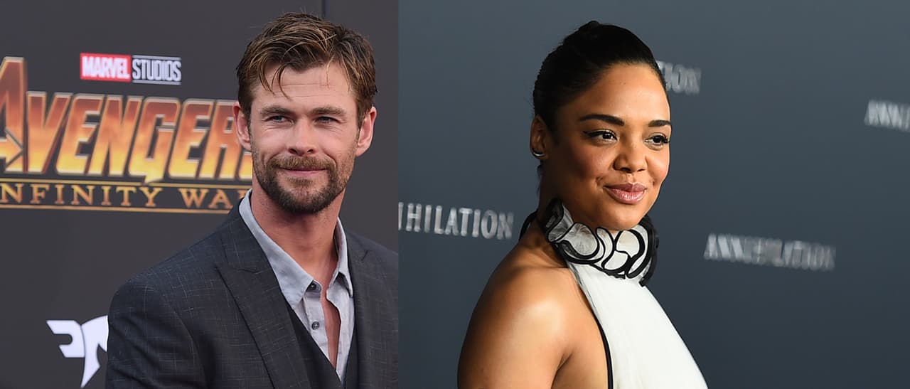 Así lucen Chris Hemsworth y Tessa Thompson en la nueva película de ‘Hombres de Negro’