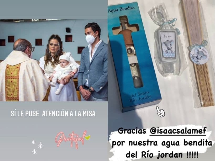 Lucca celebró sus primeros cinco meses de vida con su bautizo.