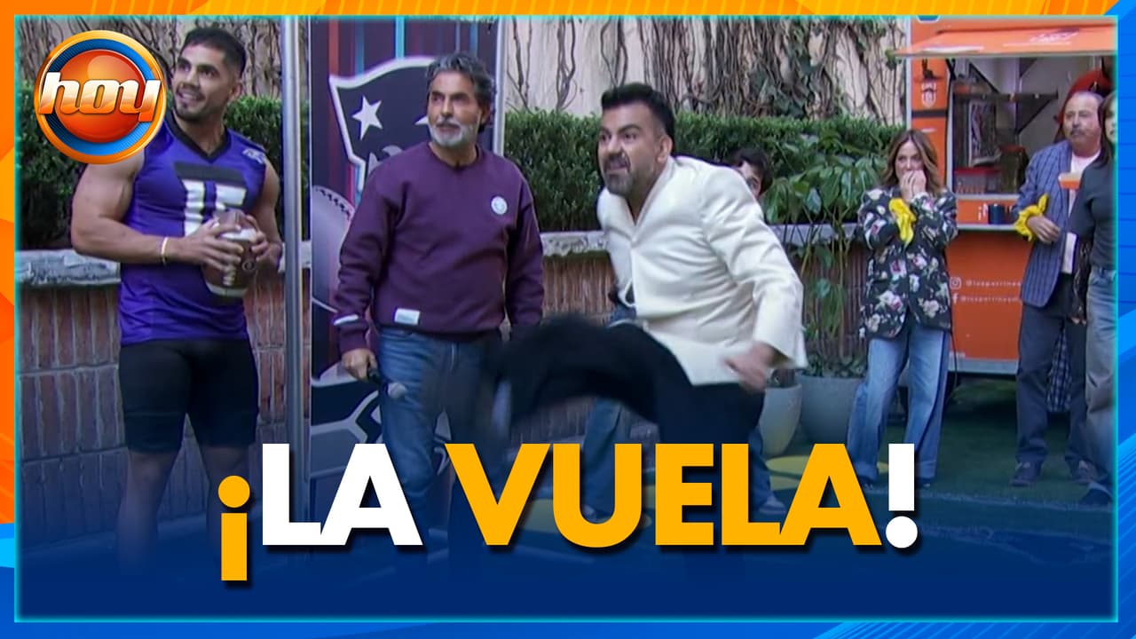 ¡El chef Mariano saca el balón del estadio!