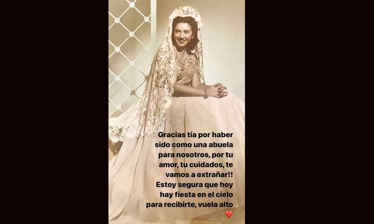 Ingrid Martz acompañó sus estremecedoras palabras con una emotiva foto