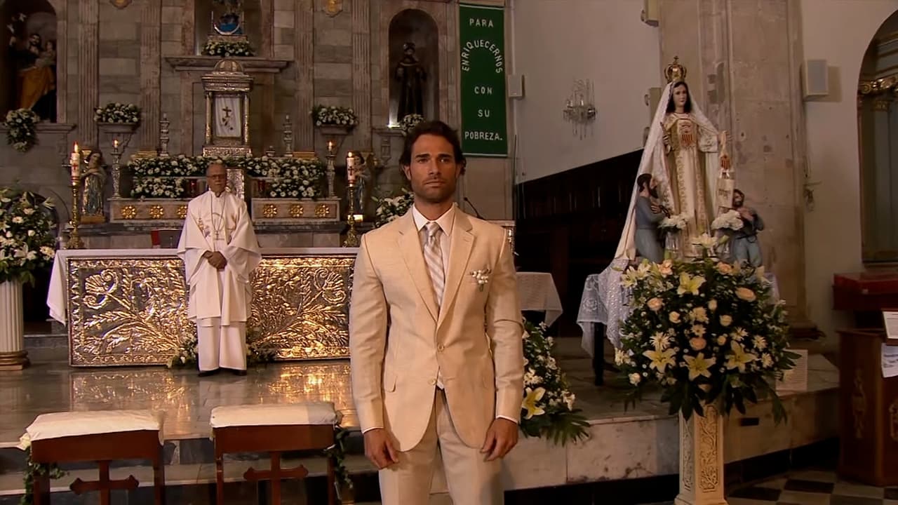 En "Lo que la vida me robó", 'Alejandro' por fin ve cumplido el sueño de casarse con 'Montserrat'.