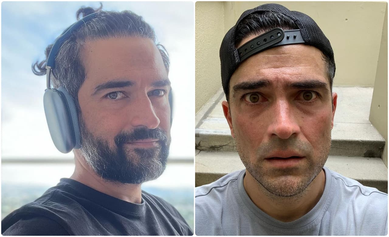 6 famosos que se ven radicalmente distintos con barba